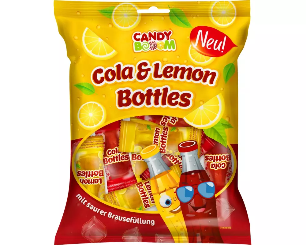 Pico Food Candy Booom Cola&Lemon Bottles 120 g