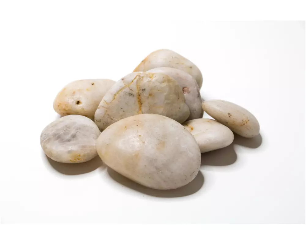 Ambiance Dekosteine 4-6 cm, Glitter Grau