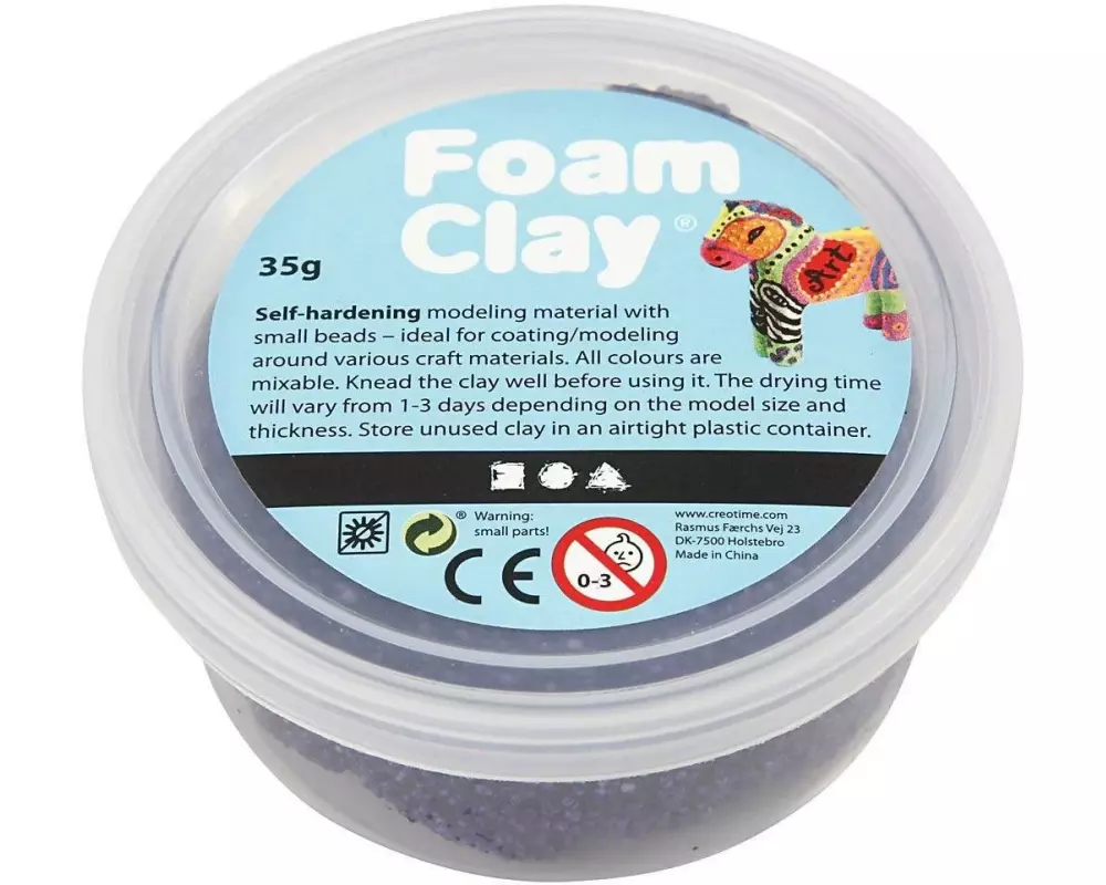 Creativ Company Modelliermasse Foam Clay 35 g Lila