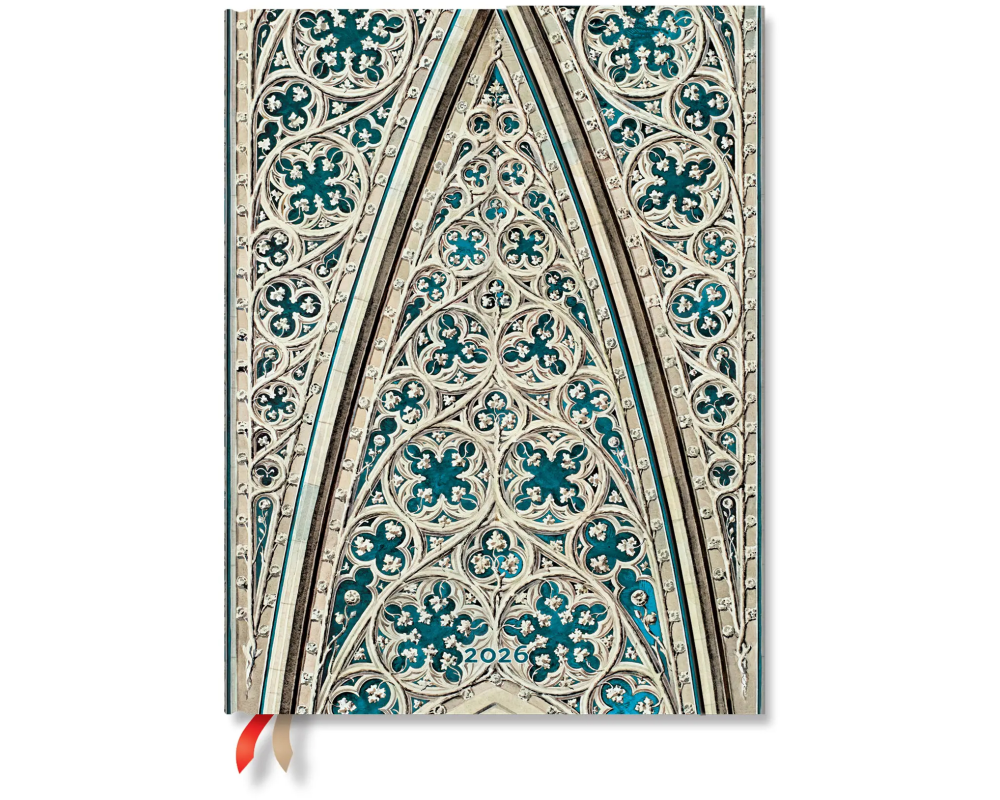 PAPERBLANKS Agenda Mailänder Dom HC 2026 DD0643-6 1W/2S HOR Ultra HC DE 18x23cm