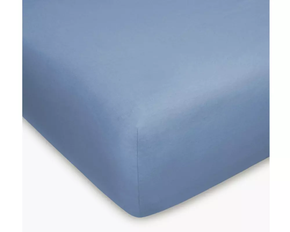 Home Fashion Fixleintuch Jersey Jeansblau/Blau, 160 x 200 cm