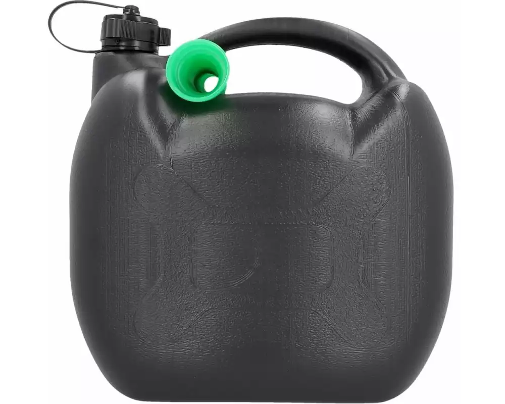 cartrend Benzinkanister 10 L, Kunststoff, Schwarz