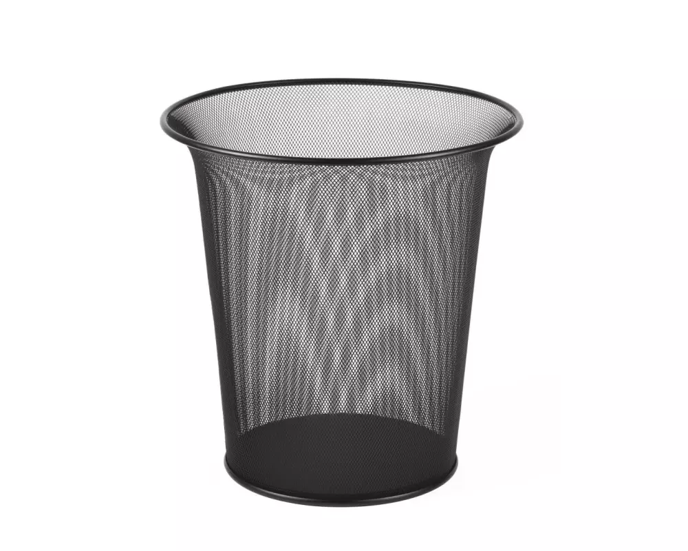 Rexel Papierkorb Abfallkorb Draht 10 l, Schwarz