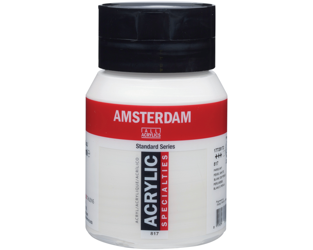 AMSTERDAM Acrylfarbe 500ml 17728172 perlweiss 817