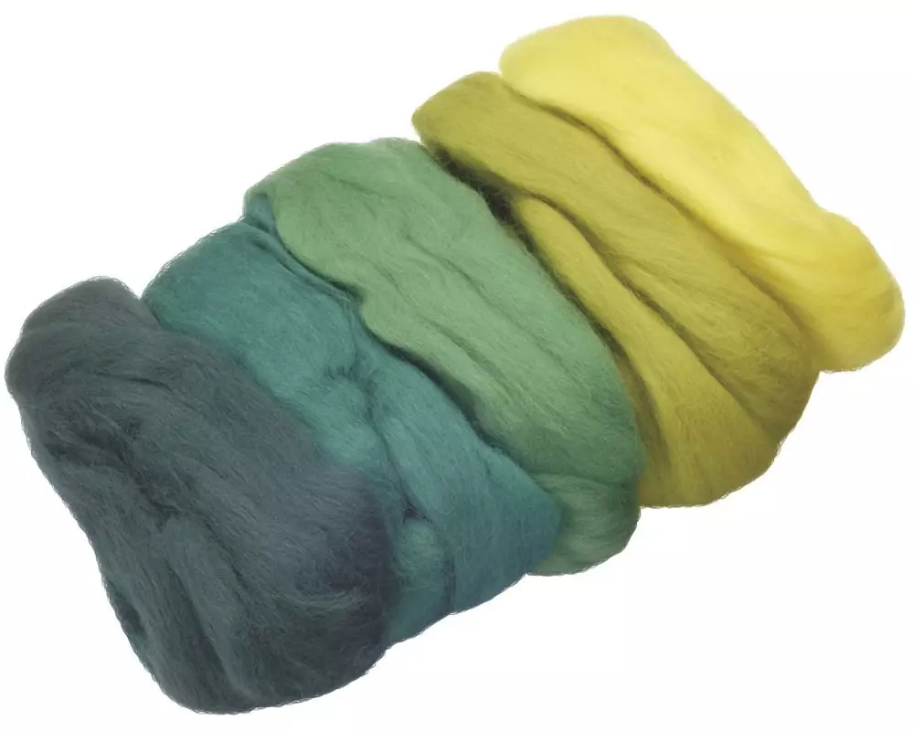 Heyda Filzwolle Merino Mix 50 g, Grün