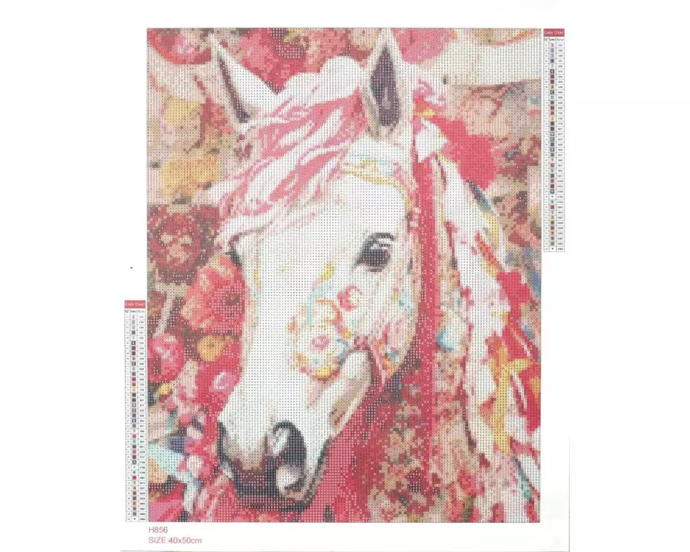 Graine Créative Bastelset Diamond Painting Pferd 50 x 40 cm