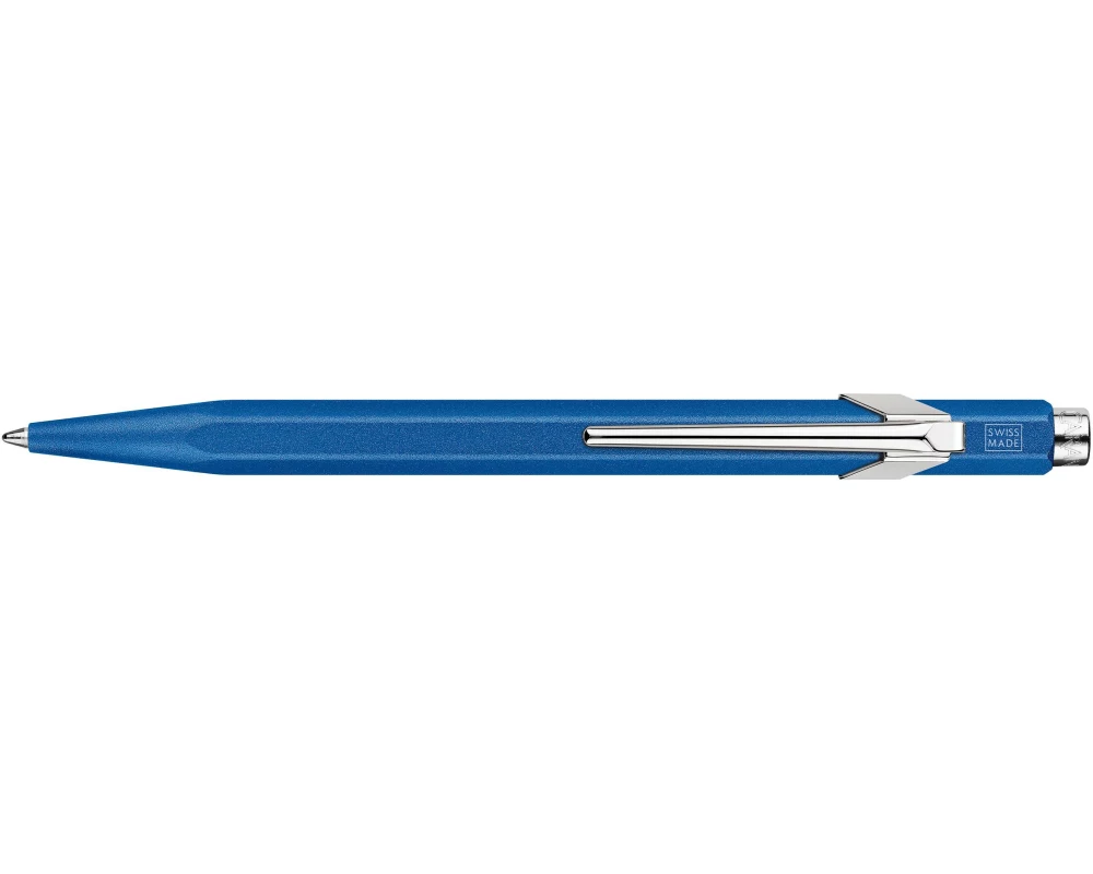 Caran d'Ache Kugelschreiber 849 Colormat-x Blau Medium (M)