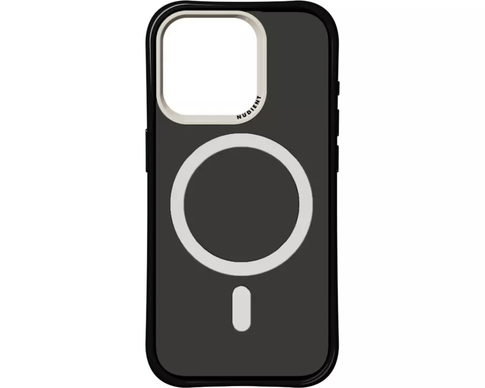 Nudient Back Cover Form MagSafe iPhone 15 Pro Black