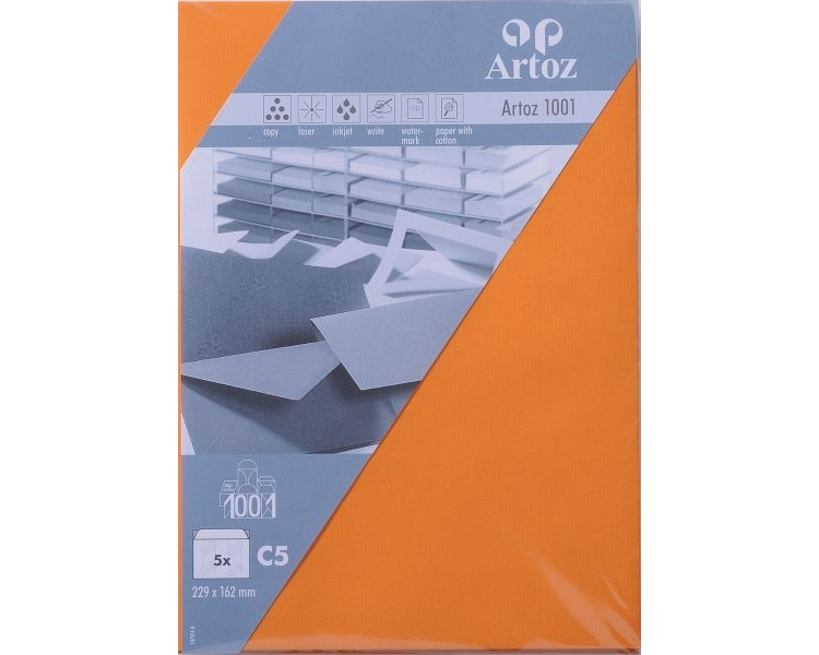 ARTOZ Couverts 1001 C5 107394185 100g, orange 5 Stück