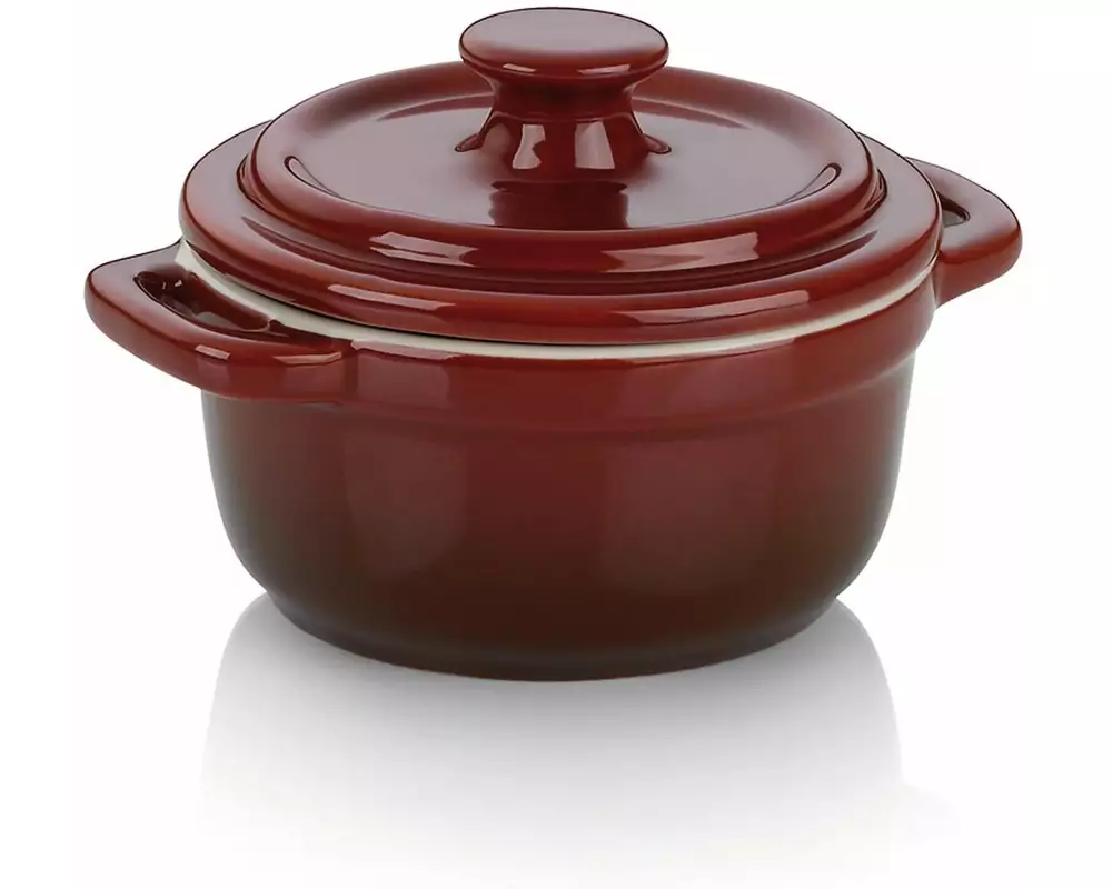 Kela Auflaufform Malin ∅ 10 cm, Rund, Rot