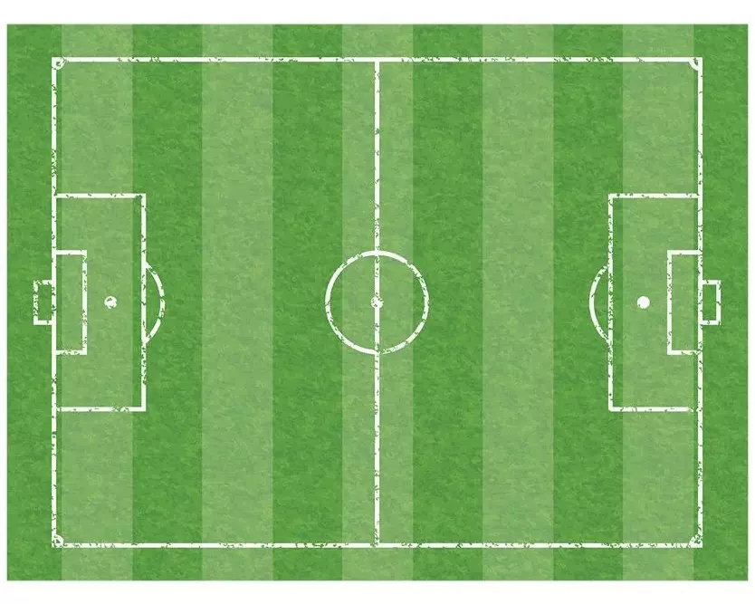 Braun + Company Tischset Womens Football 30 cm x 40 cm, Grün