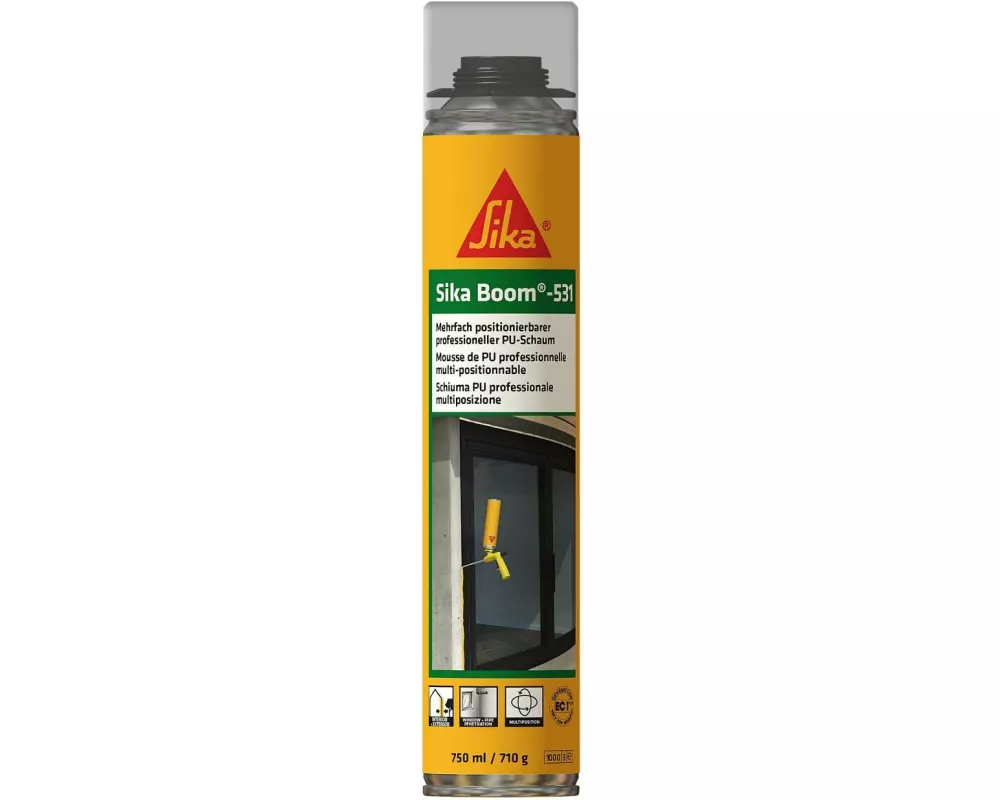 Sika 531 Montageschaum Multiposition, 750 ml, Hellgelb