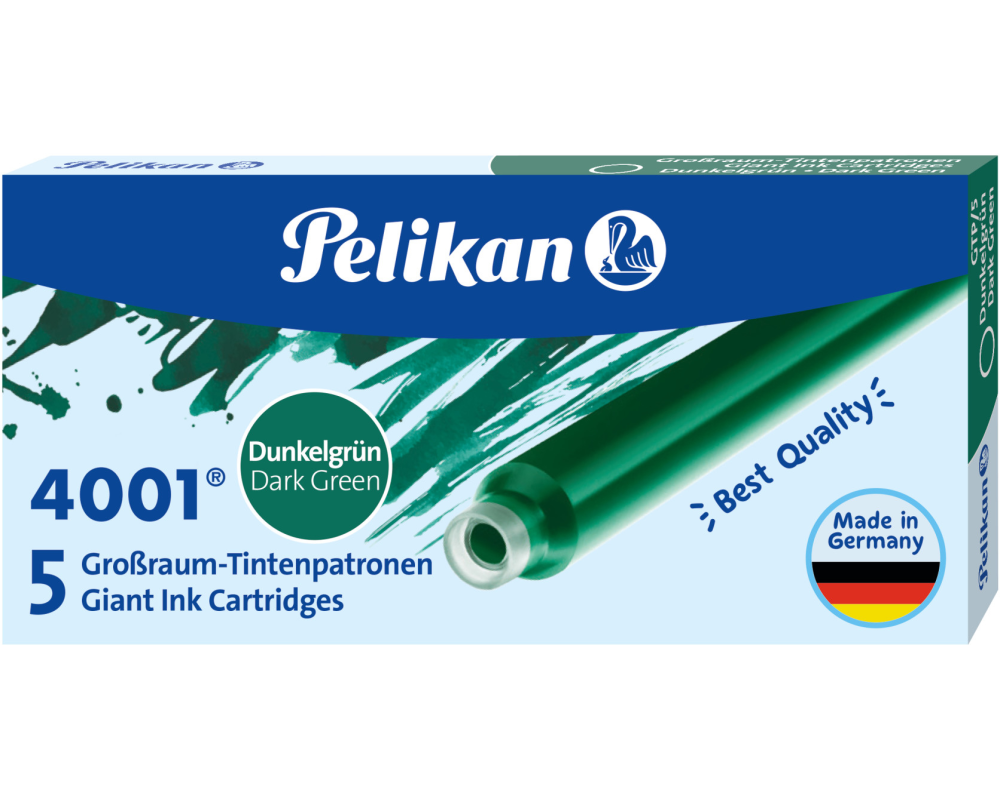 PELIKAN Tintenpatronen GTP/5 300070 grün 5 Stück