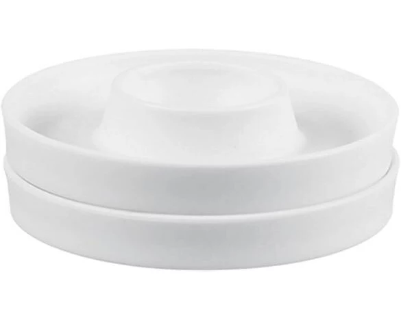 Kesper Eierbecher Kunststoff Weiss 10 x 2 cm 2 Stück