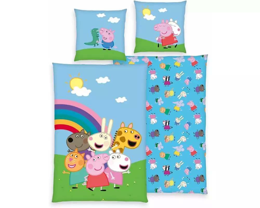 Herding Kinderbettwäsche Peppa Pig 160 x 210 cm