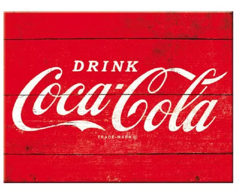 Nostalgic Art Haftmagnet Coca-Cola 1 Stück, Rot/Weiss