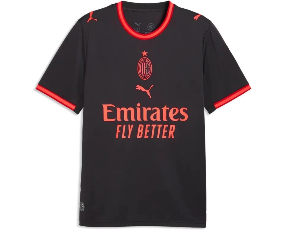 PUMA ACM Third Jersey Replica Schwarz, XXL