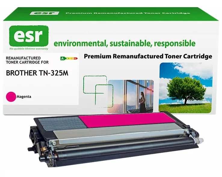 ESR Toner cartridge compatible with Brother TN-325M magenta remanufactured 3.500 pages