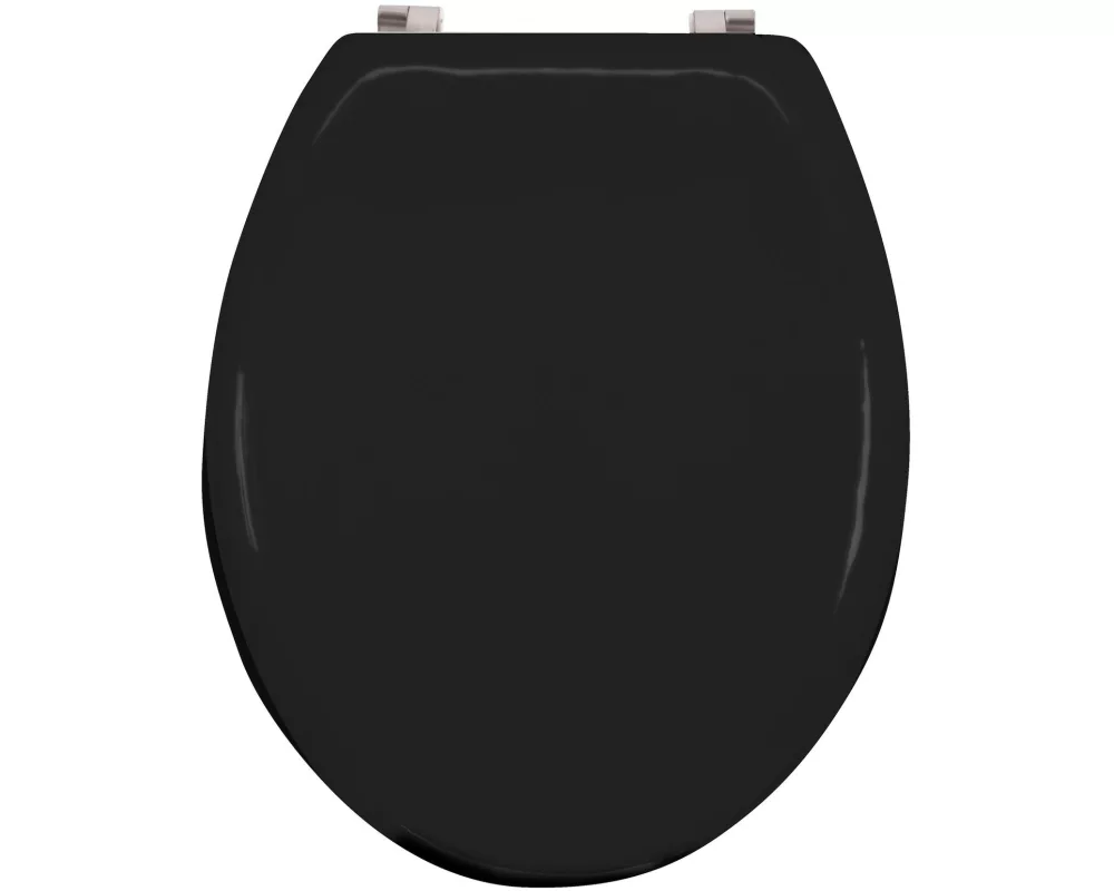 MSV Toilettensitz Schwarz glanz