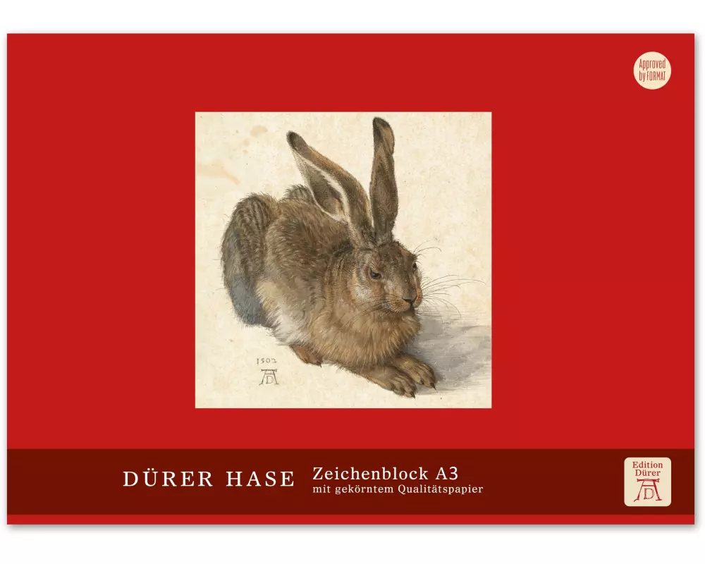 Lumart Zeichenblock Hase A3, gekörnt, 100 g/m², 18 Blatt