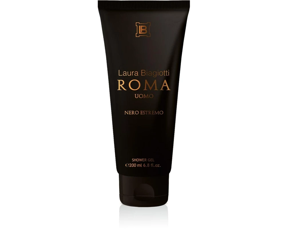 Laura Biagiotti Roma Uomo Nero Estremo Duschgel 200 ml