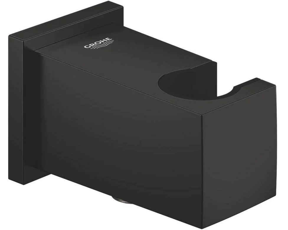 GROHE Euphoria Cube Wandanschlussbogen mit Halterung Mattschwarz