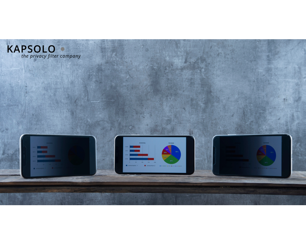 KAPSOLO Privacy Schutzglas KAP30293 Apple iPhone 8 Plus