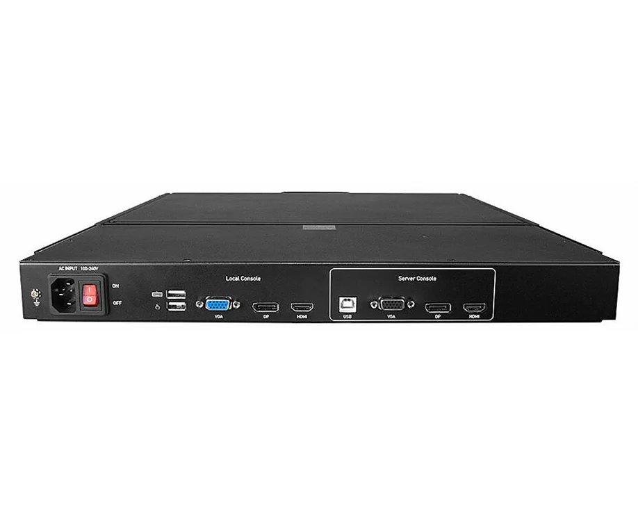 LINDY HDMI DP & VGA, KVM, LCD 17inch, Full HD Console