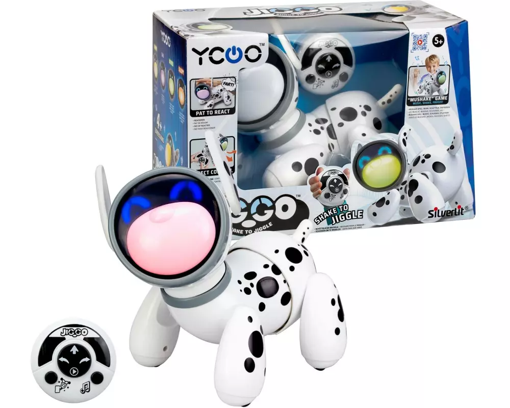 Silverlit Roboter Jiggo Robo Pet 17 x 15 x 20 cm, LED