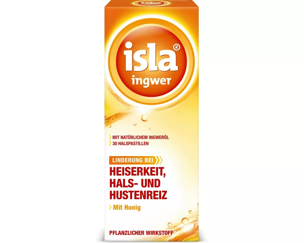 Isla Pastillen Ingwer 30 Stück