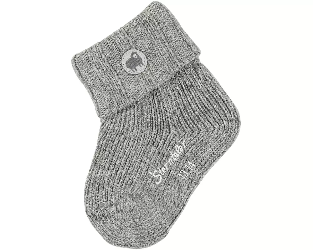 Sterntaler Wollsocken Silber Gr. 16