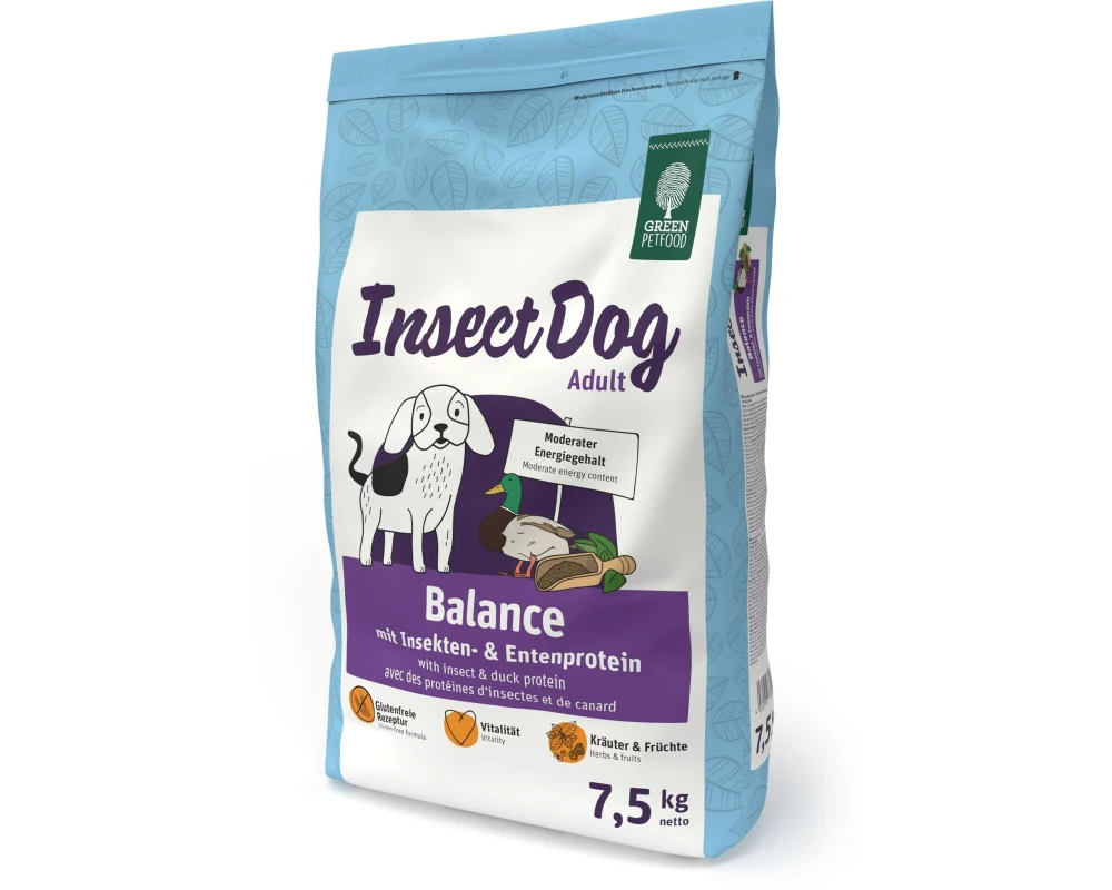 Green Petfood Insect-Dog Balance 7.5 kg