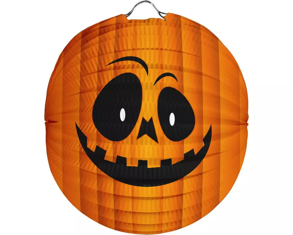 Folat Papierdekoration Halloween Kürbis 1 Stück