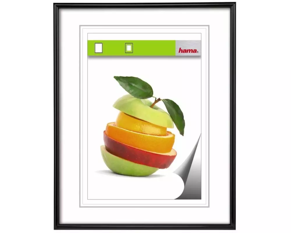 Hama Bilderrahmen Sevilla 40 x 50 cm, Schwarz