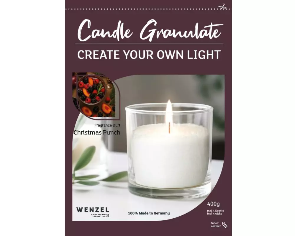 Wenzel Kerzen Wachsgranulat Christmas Punch 400 g