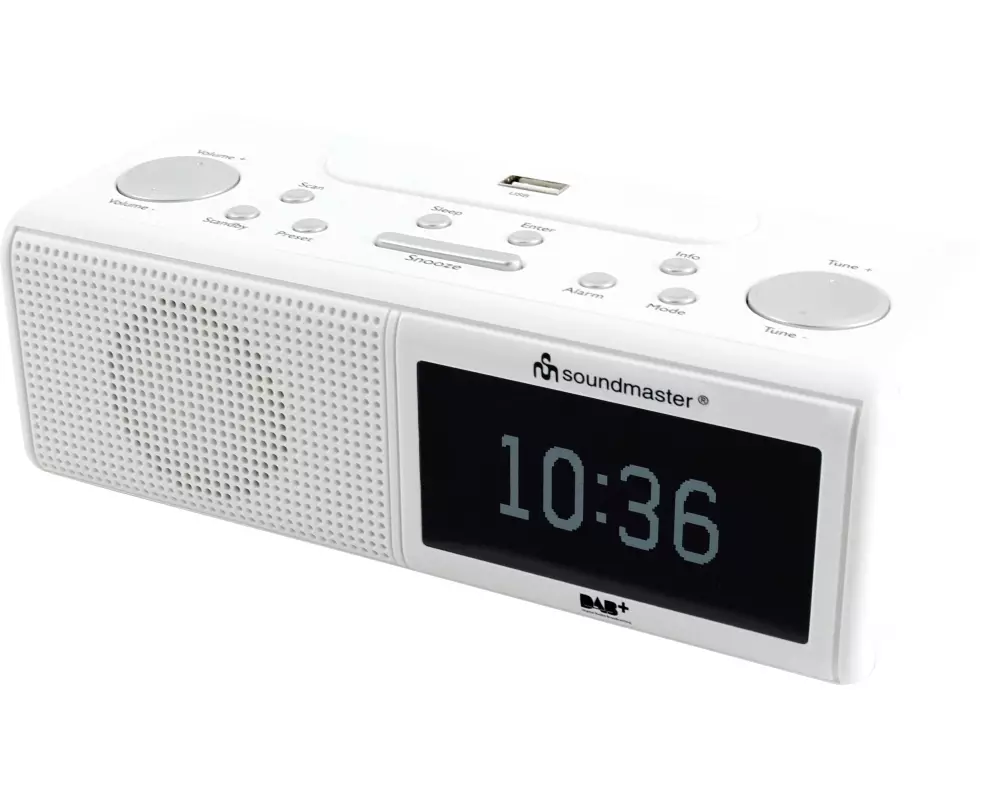 soundmaster Radiowecker UR8350 Weiss