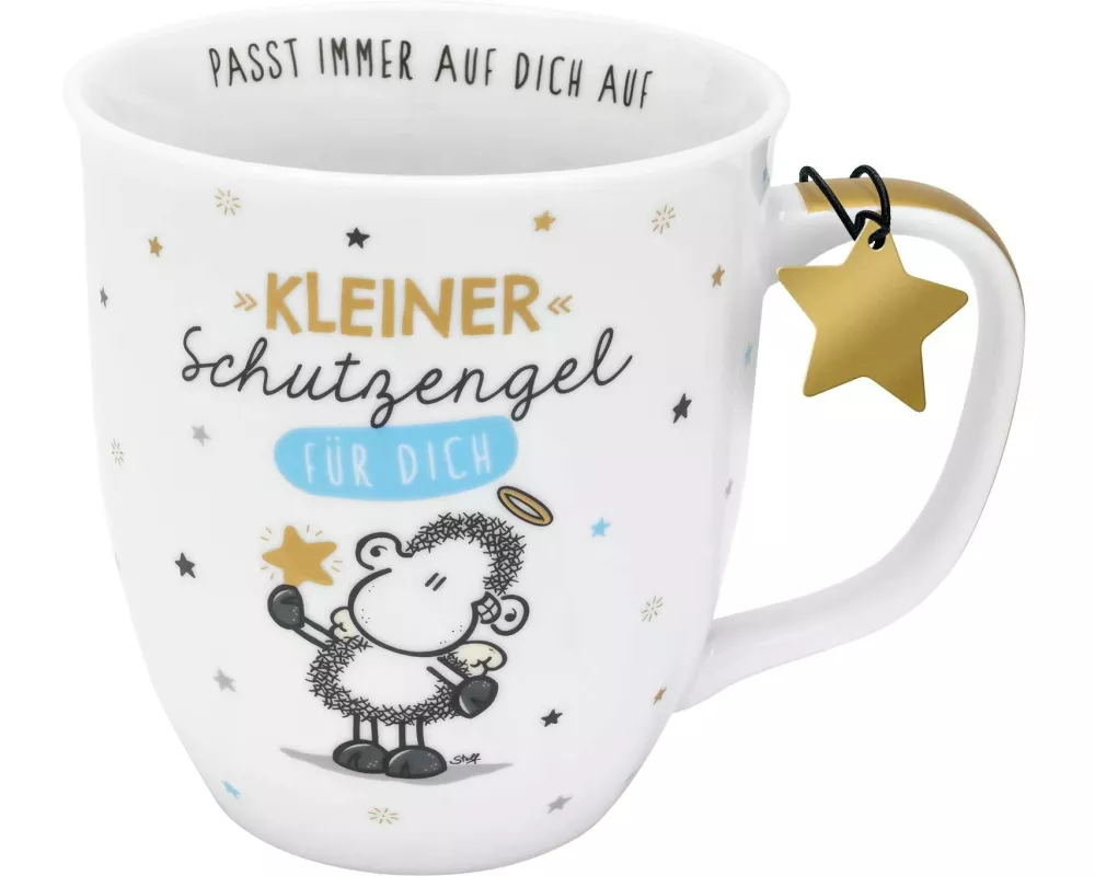 Sheepworld Universaltasse Schutzengel 350 ml, 1 Stück, Weiss