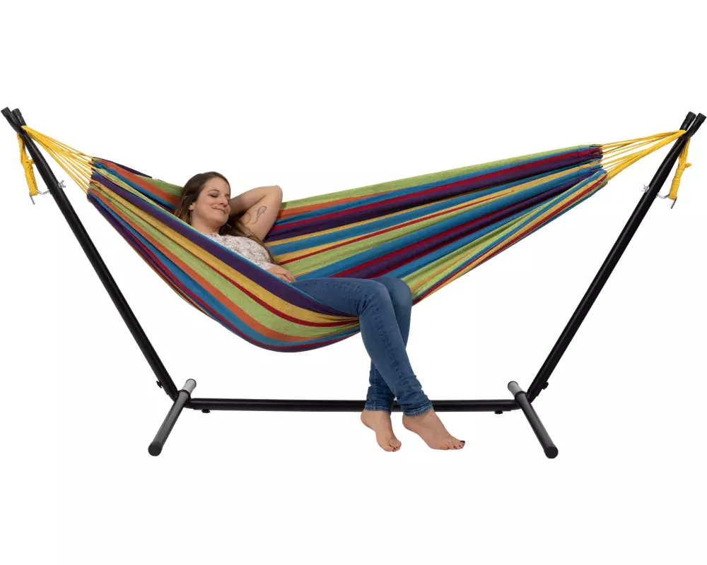 KOOR Doppelhängematte Nuvola mit Gestell, tropical