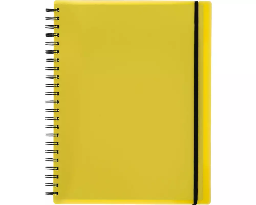 Kolma Notizheft Easy A4, Kariert, Gelb