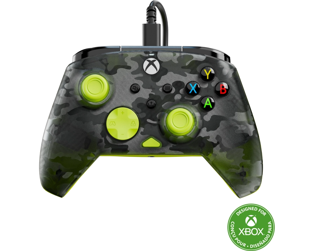 TURTLE BEACH Rematch Core Wired Ctrl. TBC-2001-75 XB, Ghost Camo Black,Yellow