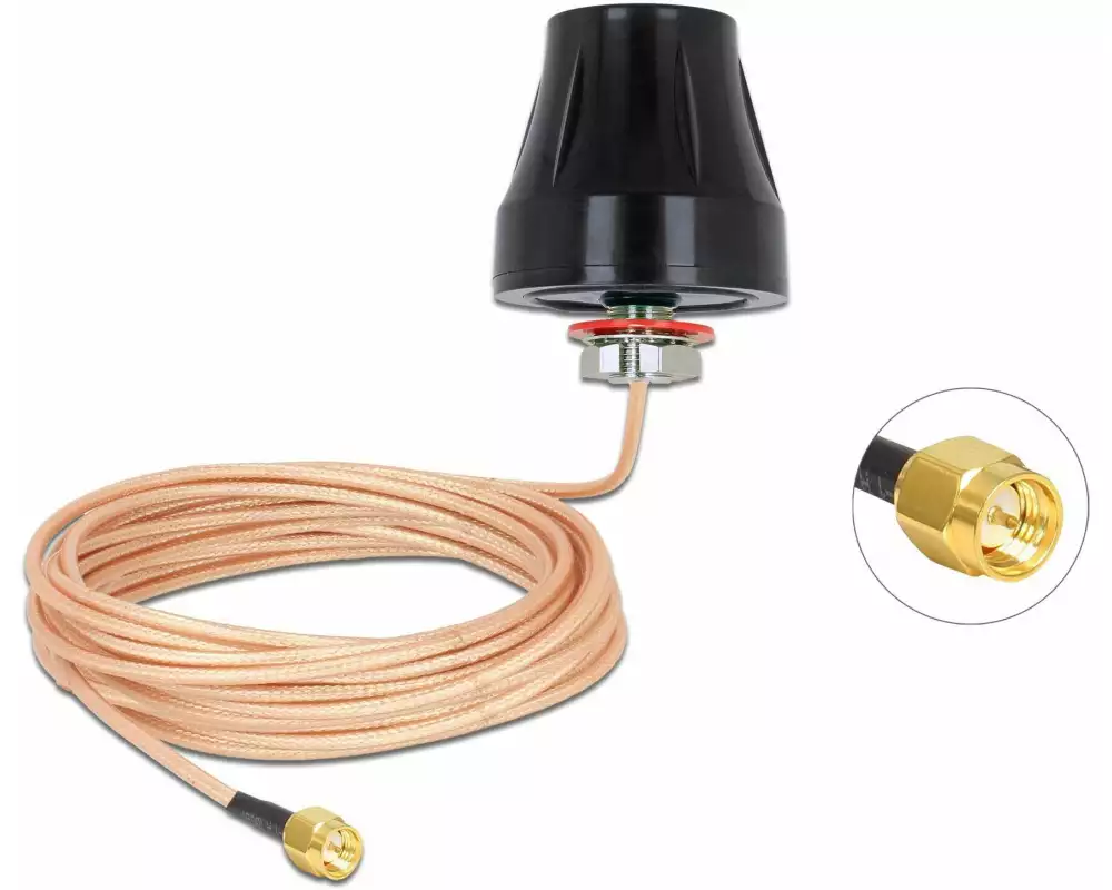 Delock LTE-Antenne SMA SMA 2 dBi Rundstrahl