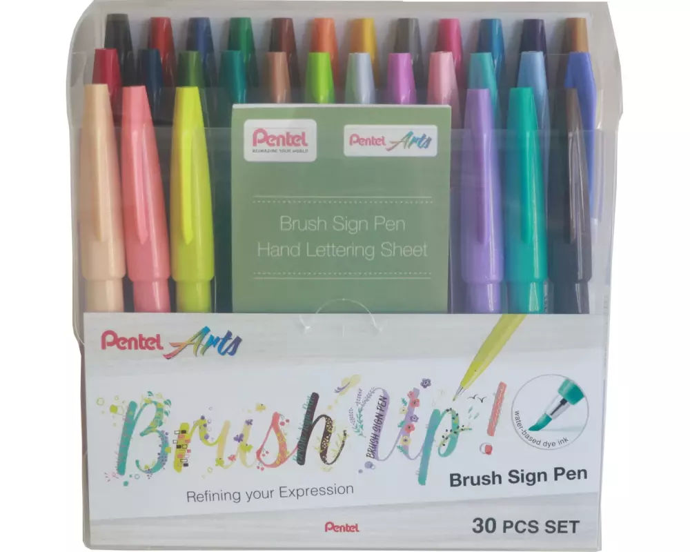 pentel Filzstift Brush Sign Pen 30 Farben