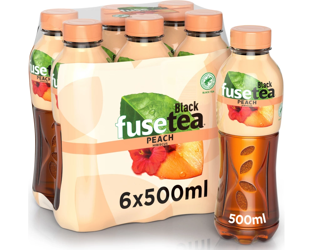 FUSE TEA Peach Hibiscus, Pet 129400001232 50 cl, 6 Stk.