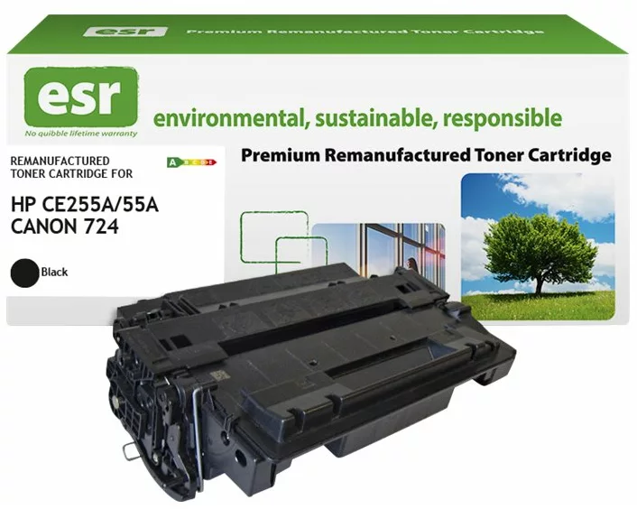 ESR Toner cartridge compatible with HP CE255A black remanufactured 6.000 pages