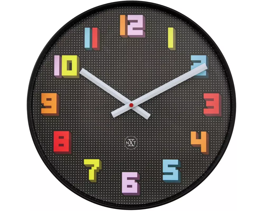 NeXtime Wanduhr Game Ø 35 cm, Mehrfarbig