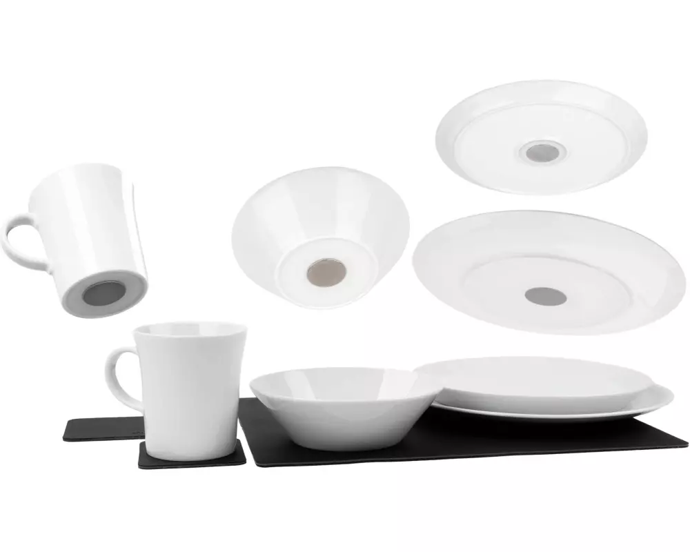 Silwy Magnet-Porzellan-Geschirrset Classic