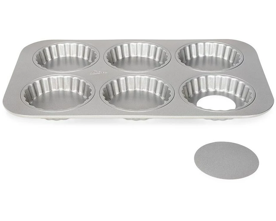 Patisse Quiche-Backform Silver-Top Mini 38 x 24 x 2 cm