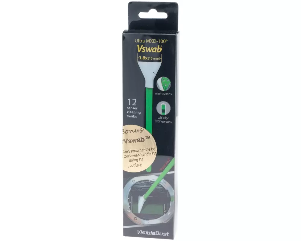 Visible Dust Reinigungsstäbchen Ultra MXD-100 Vswab, 1.6x, 12 Stück