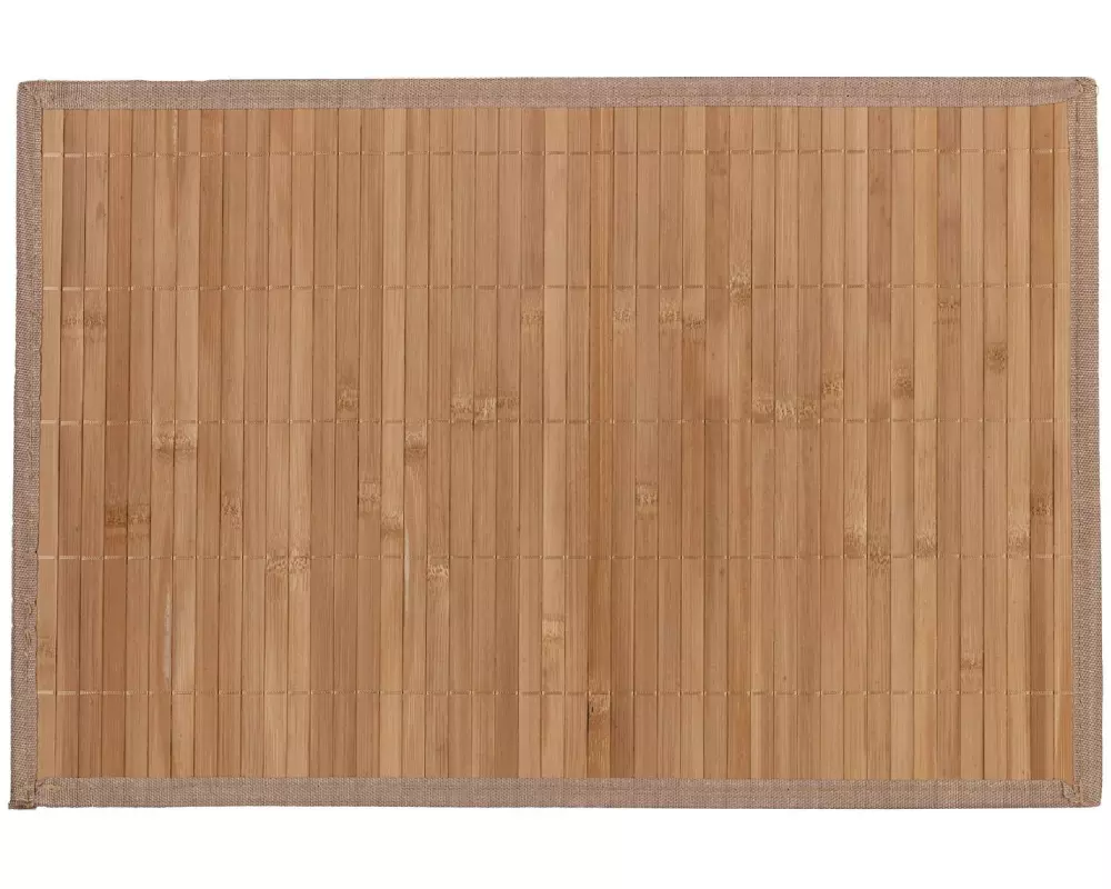 relaxdays Tischset Bambus 45 x 30 cm, Braun, 4 Stück