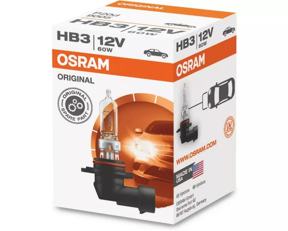 OSRAM Glühlampe HB3 12V 60W P20d PKW